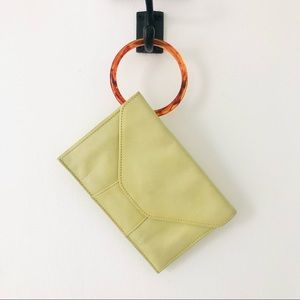 HOBO international Light Green Wristlet
